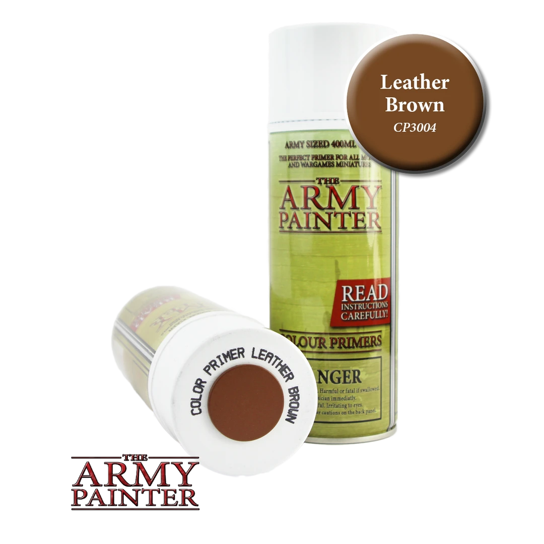 Army Painter SPRAY Paint: Leather Brown Paints 3 Army Painter SPRAY Paint: Leather Brown Paints