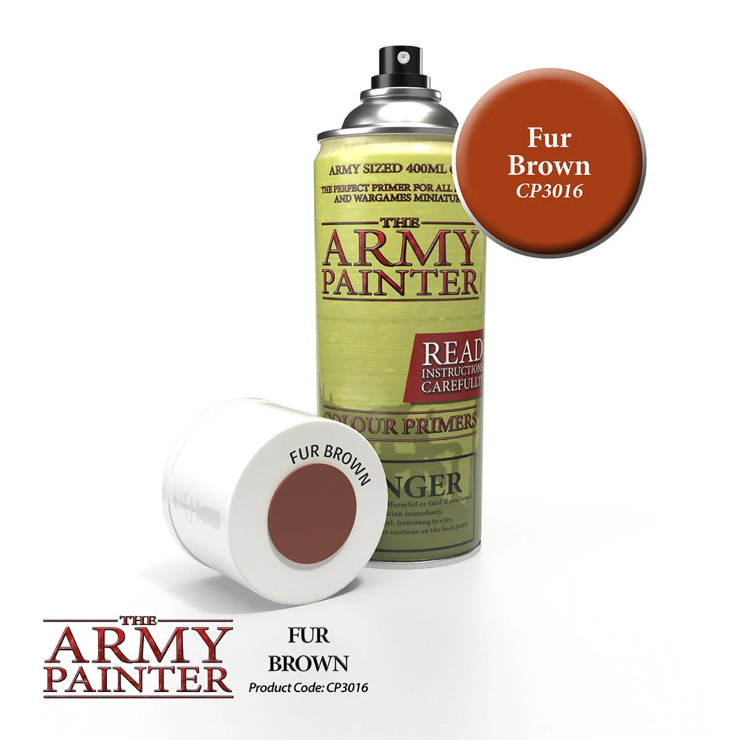Army Painter SPRAY Paint : Fur Brown 3 Army Painter SPRAY Paint : Fur Brown