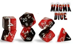 Gate Keeper Games Supernova; Magma 7 Dice Set