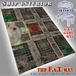 TableWar Ship Interior 4 X 6 FAT Mat