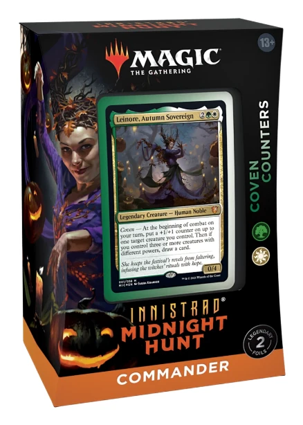 Wizards Of The Coast MtG: Innistrad : Midnight Hunt Commander Deck - Coven Counters 3 Wizards Of The Coast MtG: Innistrad : Midnight Hunt Commander Deck - Coven Counters