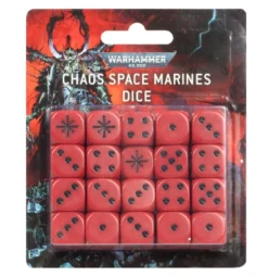Games Workshop Chaos Space Marines Dice