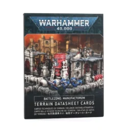 Games Workshop Battlezone : Manufactorum - Terrrain Datasheet Cards