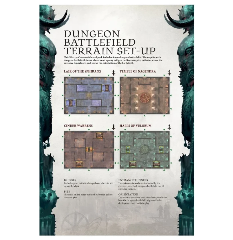 Games Workshop Warcry - Catacombs Board Pack 6 Games Workshop Warcry - Catacombs Board Pack