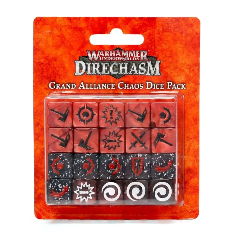 Games Workshop Warhammer Underworlds : Grand Alliance Chaos Dice Pack 4 Games Workshop Warhammer Underworlds : Grand Alliance Chaos Dice Pack