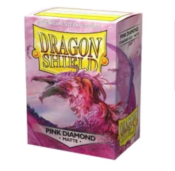 Arcane Tinmen Gaming Accessories Dragon Shield: Pink Diamond - Matte (100)