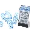 Chessex : 16mm D6 (12 Dice)-die Set Icicle / Light Blue