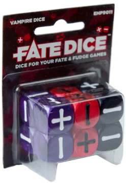 Evil Hat Productions Role Playing Games Fate Dice - Valentine