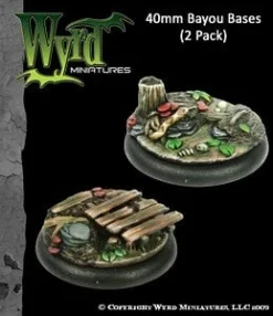 Wyrd Malifaux : 40mm Bayou Bases (2)