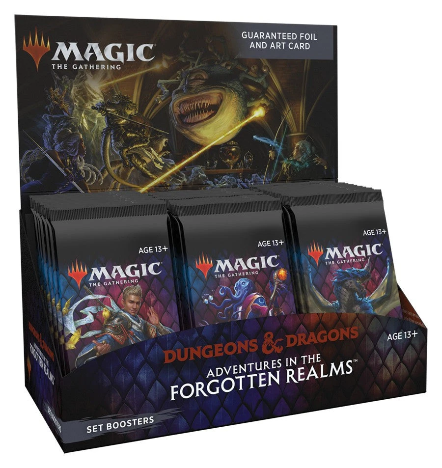 Wizards Of The Coast Magic The Gathering MtG: Adventures In The Forgotten Realms Set Booster Box 3 Wizards Of The Coast Magic The Gathering MtG: Adventures In The Forgotten Realms Set Booster Box