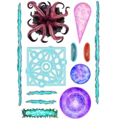 Loke Battlemats Add-on Scenery For Battlemats - Magic Effects