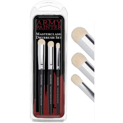 Brushes Army Painter Masterclass Drybrush Set 3 Brushes Army Painter Masterclass Drybrush Set