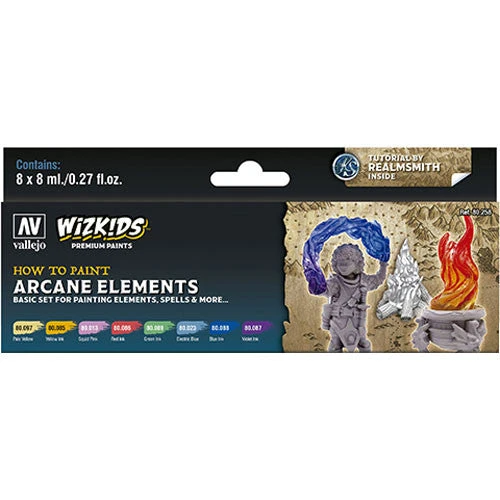 ACRYLICOS VALLEJO, S.L. WizKids Premium Paints: Arcane Elements 3 ACRYLICOS VALLEJO, S.L. WizKids Premium Paints: Arcane Elements