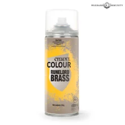Games Workshop SPRAY Paint: Runelord Brass