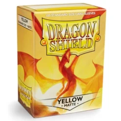 Arcane Tinmen Gaming Accessories Dragon Shield: Yellow - Matte (100)