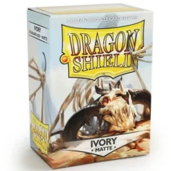 Arcane Tinmen Gaming Accessories Dragon Shield: Ivory - Matte (100)