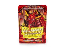 Arcane Tinmen Gaming Accessories Dragon Shields : Crimson - Matte (60 Count Japanese Size)