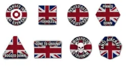 Battlefront Team Yankee : British Token Set