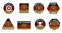 Battlefront Team Yankee : East German Token Set