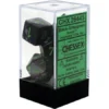 Gaming Accessories Chessex : Polyhedral 7-die Set Black-Grey/Green