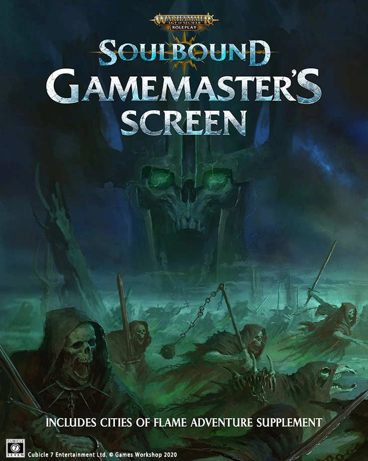 Cubicle 7 Warhammer Age Of Sigmar : Soulbound Game-Master's Screen 3 Cubicle 7 Warhammer Age Of Sigmar : Soulbound Game-Master's Screen