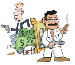 Repos Cash N Guns Board Games