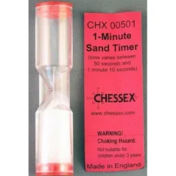 Chessex : 1 Minute Game Sand Timer
