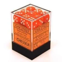 Chessex : 12mm D6 Set Solar W/White Gaming Accessories