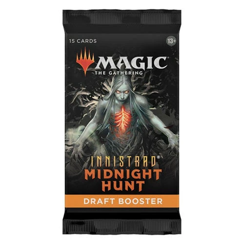 Wizards Of The Coast MtG: Innistrad : Midnight Hunt Draft Booster 3 Wizards Of The Coast MtG: Innistrad : Midnight Hunt Draft Booster