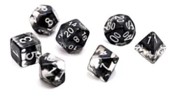 Gate Keeper Games Neutron Dice : Smoke - 7 Dice Set