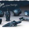 Tabletop Tycoon The Rogue 7-dice Set - Midnight Blue & Silver Starlight