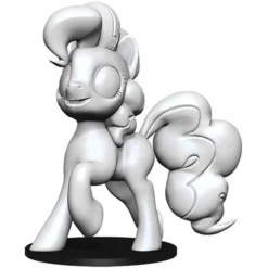 Wizkids Hobby Products My Little Pony Deep Cuts Unpainted Miniatures: W1 Pinkie Pie