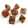 Chessex : Lab Dice - Nebula Copper Matrix/Blue Polyhedral 7-die Set Gaming Accessories 1 Chessex : Lab Dice - Nebula Copper Matrix/Blue Polyhedral 7-die Set Gaming Accessories