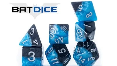 Gate Keeper Games Halfsies Dice : Bat Dice - 7 Dice Set 3 Gate Keeper Games Halfsies Dice : Bat Dice - 7 Dice Set
