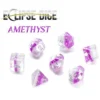 Gate Keeper Games Eclipse Dice Polyhedral Set: Amethyst (7)