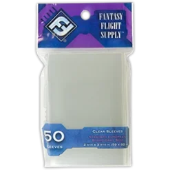 Fantasy Flight FF "Purple" Series Standard European Boardgame Card Sleeves (clear) Gaming Accessories