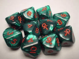 Chessex : Set Of 10 Ankh D10s Gaming Accessories 3 Chessex : Set Of 10 Ankh D10s Gaming Accessories