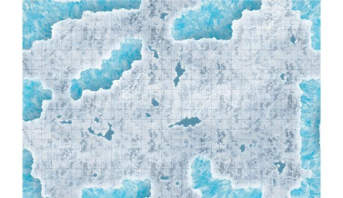 Gale Force Nine Caverns Of Ice Encounter Map (30mm) Dungeons & Dragons 3 Gale Force Nine Caverns Of Ice Encounter Map (30mm) Dungeons & Dragons
