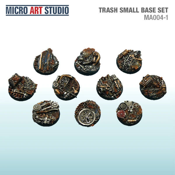 CMON Micro Art Trash Small Bases 3 CMON Micro Art Trash Small Bases