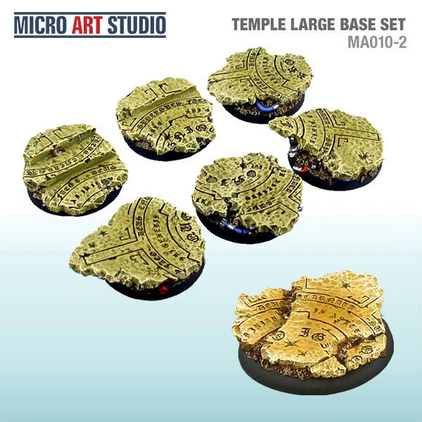 CMON Micro Art Temple Large Bases 3 CMON Micro Art Temple Large Bases