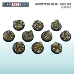 CMON Micro Art Graveyard Small Bases
