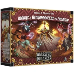 CMON CMon Boxed Games Massive Darkness 2 : Heroes & Monster Set - Monks & Necromancers Vs Paragon