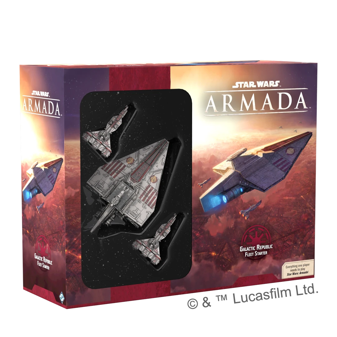 Fantasy Flight Star Wars: Armada - Galactic Republic Fleet Starter Star Wars Armada 3 Fantasy Flight Star Wars: Armada - Galactic Republic Fleet Starter Star Wars Armada