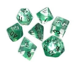 Gate Keeper Games Neutron : Mint - 7 Dice Set
