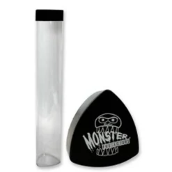 Monster Protectors Prism Playmat Tube - Clear/black Cap