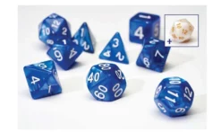 Dungeons & Dragons Sirius Dice Set - Blue Pearl