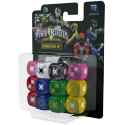 Renegade Game Studio Board Games Power Rangers : Heroes Of The Grid - Dice Set