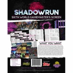 Catalyst Game Labs Shadowrun - Gamemaster Screen 6E Role Playing Games