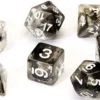 Sirius Dice Set - Translucent Black Cloud Dungeons & Dragons 2 Sirius Dice Set - Translucent Black Cloud Dungeons & Dragons