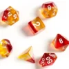 Dungeons & Dragons Sirius Dice Set - Yellow & Red